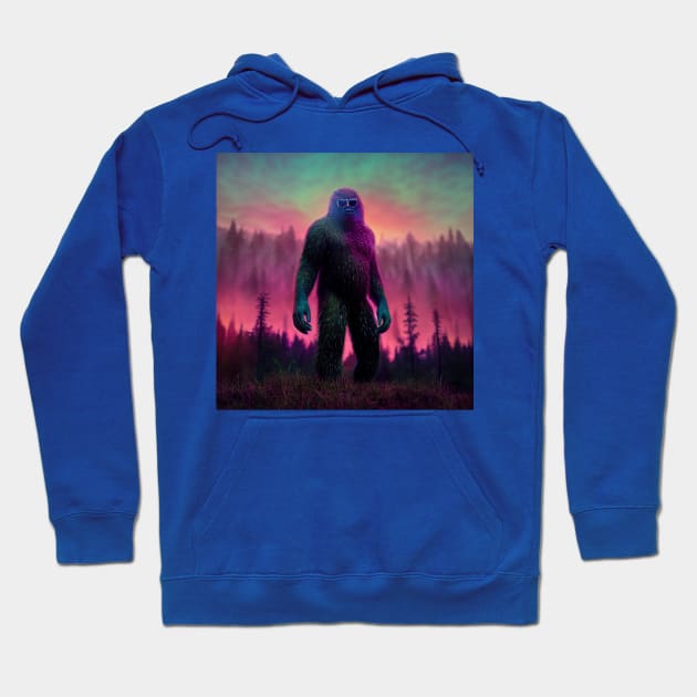 Dope Sasquatch in Nature Hoodie by Grassroots Green